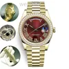 Clássico relógio masculino de diamante romano relógios de luxo 41mm mecânico automático aço inoxidável relógio de pulso calendário perpétuo presidencial