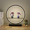 AC 110-240 V Moderne LED Creative Design Tafellamp Kinderen Slaapkamer Studie Woonkamer Cartoon Dimbaar Nachtkastje Licht