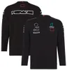 F1 terno de corrida de manga comprida camiseta roupas de equipe homens e mulheres verão solto eventos casuais podem ser personalizados camiseta de manga curta277O