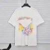 Wysokiej Jakości Letnie Mężczyźni Kobiety T Koszulki z List Drukowane Dorywczo Męskie T Shirt Moda Tees Streetwear Odzież 2 Kolory