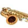 2022 Альто саксофон высококлассный фосфор медный золотой лак -ключ альт -саксофон