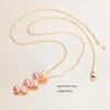 Kedjor Ursprung och källa till varor Danshui Pearl CollarBone Chain Female Multi Necklace Jewelry Pendant Partiage Dropchains