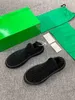 Top chaussures de sport à la mode Ripple Tech Knit Suede mens slip sur une pédale en velours côtelé Bottegas jaune vert Black Optic designer hommes sneakers20VX #