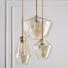 Lampes suspendues Moderne Fer Cottage Salon Décor Industriel Luminaire Verre Pour Cuisine Lamparas De Techo Hanglampen Lampes SuspenduesPend