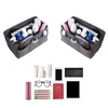 Hhyukimi Voelde Make-Up Tas Organizer Insert Bag Voor Handtas Vrouwen Reizen Innerlijke Portemonnee Draagbare Cosmetische Zakken Fit Speedy 220611