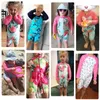 BAOHULU UPF50 Tryck på Baby Girl Swimsuit Långärmad barn Badkläder Småbarn Spädbarnsbaddräkt för Girls Boys Children 220621