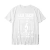 メンズTシャツ面白いラボテックウィーク研究所技術者TシャツコットンデザインティーファンキーメンズTシャツ印刷