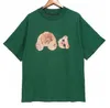 T-shirt da donna Trend Bear Star Eyes Stampa Casual Loose Versatile Manica corta Coppia Wear