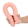 Nova chegada Anal Dildo Pull Bead Long Butt Plug Toys Sexy For Mull Men Men Masturbators Spirl com Copa da Sucção