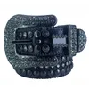 Designer Belts Women Men Belt Rhinestone Rivet Leather Belt Fashion Rock Strap 18 Colors With Bling Diamonds