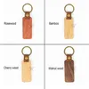 Luxury Quality Wooden Handmade Cell Phone Straps & Charms Keychain Car Key Chain Pedant For Promotional Gift In Stock Keychains
