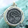 Chains Pcs Viking Necklace Mens Celtics Tree Of Life Pendant Original Design Brass Metal Statement JewelryChains