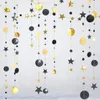 Party-Dekoration, 4 m, goldfarben, glitzernde kleine Sterngirlanden, glitzernde hängende Mondsterne, Dekorationen für Kinder, Geburtstag, Babyparty, Ramadan, EID, PartyPa