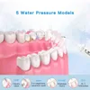Goodpik Su Diş Flosser Şarj edilebilir dişler, diş etleri, diş teli bakım ve 6 diş ipi ile seyahat etmek 220510