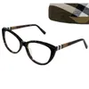 Mais recente moda elegante senhora pequena armação de óculos cateye 5219145 qualidade plaidplank para prescrição galssses fullset case6745660