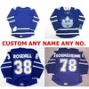 Chen37 C26 Nik1 Herren Damen Kinder 2017 AHL Toronto Marlies 38 Jay Rosehill 78 Josef Boumedienne 100% Stickerei Kundenspezifische Eishockeytrikots Goalit Cut