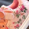 Sepatu Anakanak Musim Gugur Baru Untuk Anak Perempuan Kasual Kulit Bayi Balita Modis Floral Bersirkulasi 1525 220611