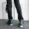 男性のアンクルブーツ手作りの本物のレザーレトロハイトップシューズビッグサイズヒップホップファッションスニーカーマンレースアップフラットシューズ