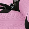 Capas de assento de carro Full Set Full Universal Polyster Fabric Auto Protector Pink for Women Girlscar