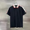 Männer Polo T Shirts Luxus Stylist Sommer Kurze Ärmel Mode Lässig Hip Hop Brief Farbige Gemalt Herren Polos