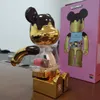 Nya Bearbrick 400% Chocolate Macarone Millennium Building Blocks Violent Bear Trend Ornaments Handgjorda Model Toys Gifts 28cm