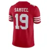 2022 Calcio George Kittle 85 Nick Bosa 97 Deebo Samuel 19 Trey Lance 5 Warner 54 Joe 16 Rice 80 Jersey Rosso Bianco Nero 49 Maglie cucite Nuovo stile