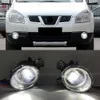 2Pcs Angel Eye Fog Light For Nissan Almera 2/II Hatchback N16 2001 2002 2003 2004 2005 2006 Car H11 Lampshade Bulb DRL 12V