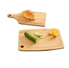 Bambu kökhackblock trä hem skärbräda kaka sushi platta servering brickor bröd skål frukt tallrik sushi bricka grossist fy3723 0509