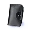 Card Holders 1pc Leather Holder Men And Women Portable Wallet Business ID Po Bank Korea Purse Storage BagCard