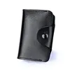 Card Holders 1pc Leather Holder Men And Women Portable Wallet Business ID Po Bank Korea Purse Storage BagCard