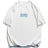 AOLAMEGS 대형 티셔츠 짧은 소매 남자 티셔츠 일본하라 주쿠 칸 지 패턴 프린트 프린트 티 셔츠 스트리트웨어 여름 220507
