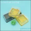 Cupcake Bakeware Kitchen Dining Bar Home Garden Nya ankomster-100 st = 50Set 6.8*6.8*4 cm Clear Plastic Moon Cake Holder Boxes Muffin Cont