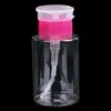 Storage Bottles & Jars 160ml Empty Pump Dispenser Liquid Gel Polish Remover Clean Bottle For Nail Art K9FA