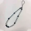 New Ins Crystal Mobile Phone Strap Lanyard for Women Anti-Lost Pottery Beads Phone Chains Rope for Cell Phone Case Hanging Cord AA220318