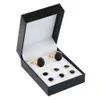 Bruiloft Manchetknopen Tuxedo Studs Set voor Mannen Accessoires 1 Paar Manchetknopen en 6 Stuks Tuxedo Studs Husband039s Shirt GIFT G1126259079136