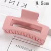 Hair Claw Clips Rectangular French Design Bath Plate Hairs Large Square Catch Temperament Accessories