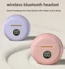 Wireless Bluetooth Headphones Tws Game Earphone For Android Apple Cellphone Student Macron Color Semi-In-Ear Earplug Charge Box 260mah Portable HIFI Sound Headset