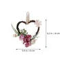 Decoratieve bloemen kransen 2 stks muur versiering gesimuleerde rattan slinger hanger hangend ornamentdecoratief