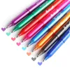 8pcs Silinebilir jel kalem veya doldurma çubuğu 05mm yıkanabilir tutamak Sihirli silinebilir kalem okul yazma araçları için yeniden doldurmalar Kawaii kırtasiye 220714