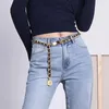 Riemen retro metalen kettinggordel voor vrouwen gouden taille jurk jeans dame decoratieve tailleband accessoires mode