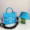 Bolsa de ombro Marc The Tote Bag Mulheres Canvas Bolsa Designer Shopping Designer Ombro Messenger Beach Handbag 220803