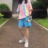 Mäns shorts Hög ny nyhet Hög män Bekväma rosa bin Le Fleur Tyler Creator Golf Skateboard Street Cotton Casual Shorts AB20 T220827