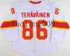 MTR 2019 2020 MĘŻCZYZN Jokerit Helsinki 86 Teuvo Teravainen Hockey Jersey Hafted Dostosowanie dowolnego numeru i nazwy koszulki 5438307