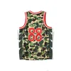 Homens Basquetebol de Verão T Shirt Vest Designer de moda de alta qualidade Camuflagem padrão de camuflagem manejas Tees Asiático tamanho M-3XL