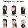 Capacetes de motocicleta outono inverno balaclava full face máscara cabeça impermeável máscaras tático motocross ciclismo capuz cap