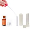 Wymieszaj kolorowe puste aromaterapia nosowe inhalatory ślepy inhalator nosowy do olejku eterycznego 51 mm bawełniane knaty C0628236