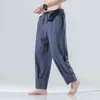 2022 Spring Summer Men swobodne solidne spodnie Mężczyźni harajuku streetwear cienki jogging spodni męski oddychanie Pants L220706