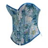 Bustiers Corsets Femmes Section Courte Tube Top Sexy Taille Corset Monet Peinture À L'huile Style Abdomen Rassembler Soutien Du Sein Corps Shaper Bustier