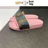 Designer tofflor Mode Mens Gummi Slides Webbsandaler Interlocking G Matelasse Röd Stripe Slide Bloom Flora Läder Män Kvinnor Ggity