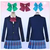 Zestawy odzieżowe Live LiveCoblay Costumes Mundur Squult Minami Kotori Business Suit Tie Plaid Plated School Mundlifting